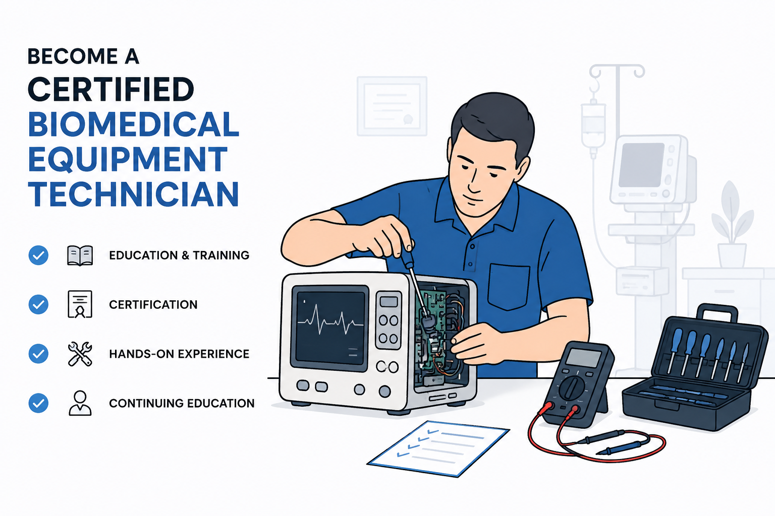 What Does It Take to Become a Certified Biomedical Equipment Technician?