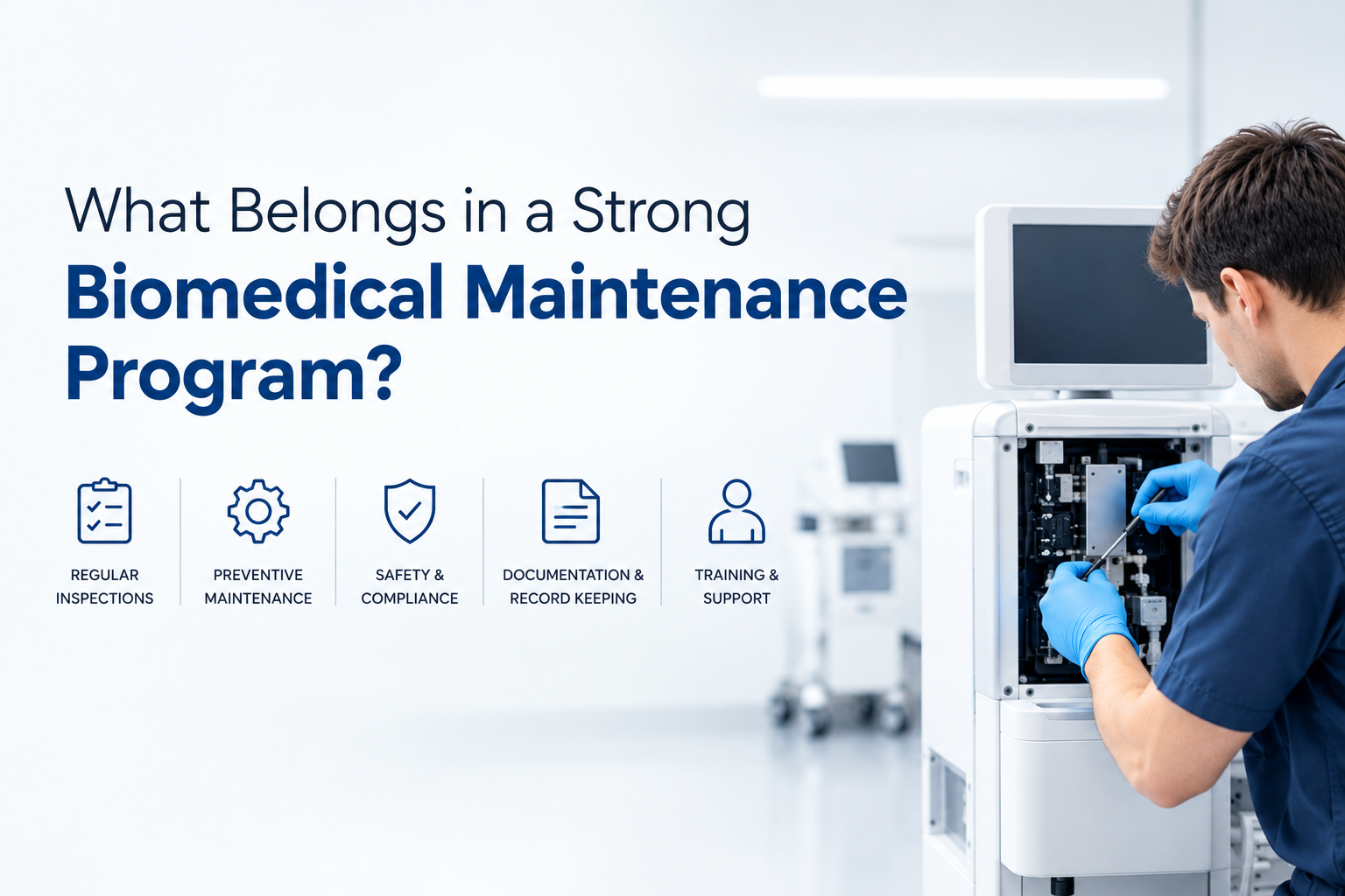 What Belongs in a Strong Biomedical Maintenance Program?